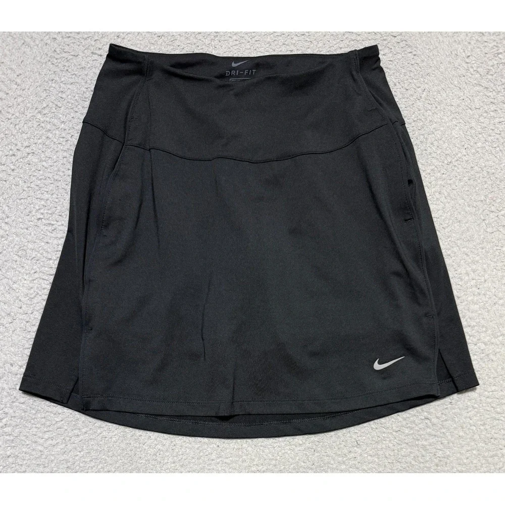 NIKE Victory DRY Golf Tennis Pickleball Skort Black CU9657-010 Womens XS